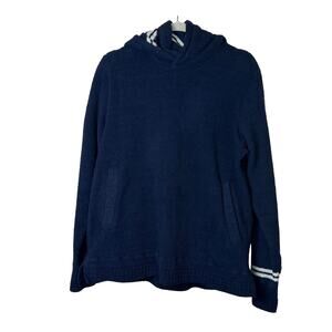 Remi Relief Blue Plush Hoodie Made in Japan Pullover sz L Japan=M US